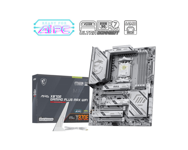MSI MAG X870E Gaming Plus Max WiFi 7 AM5 ATX Motherboard