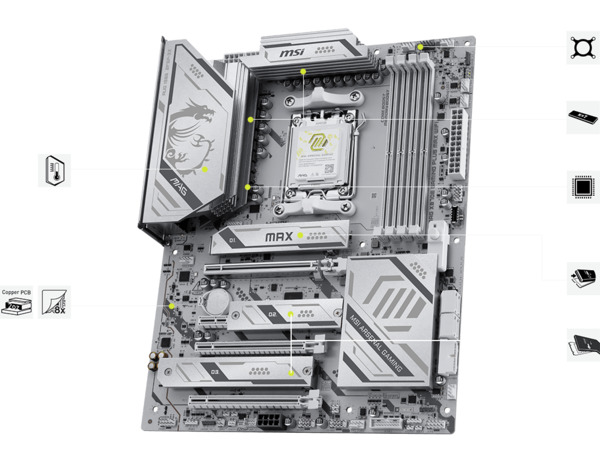 MSI MAG X870E Gaming Plus Max WiFi 7 AM5 ATX Motherboard