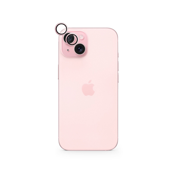 Epico Aluminium Lens, iPhone 15 / 15 Plus - Camera Lens Protector, Pink