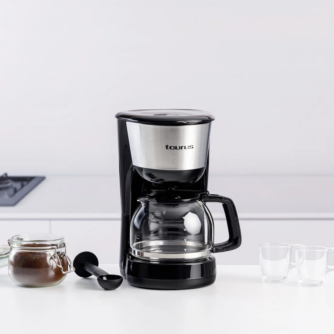 Taurus Verona Inox - coffee maker, silver, 12 cups