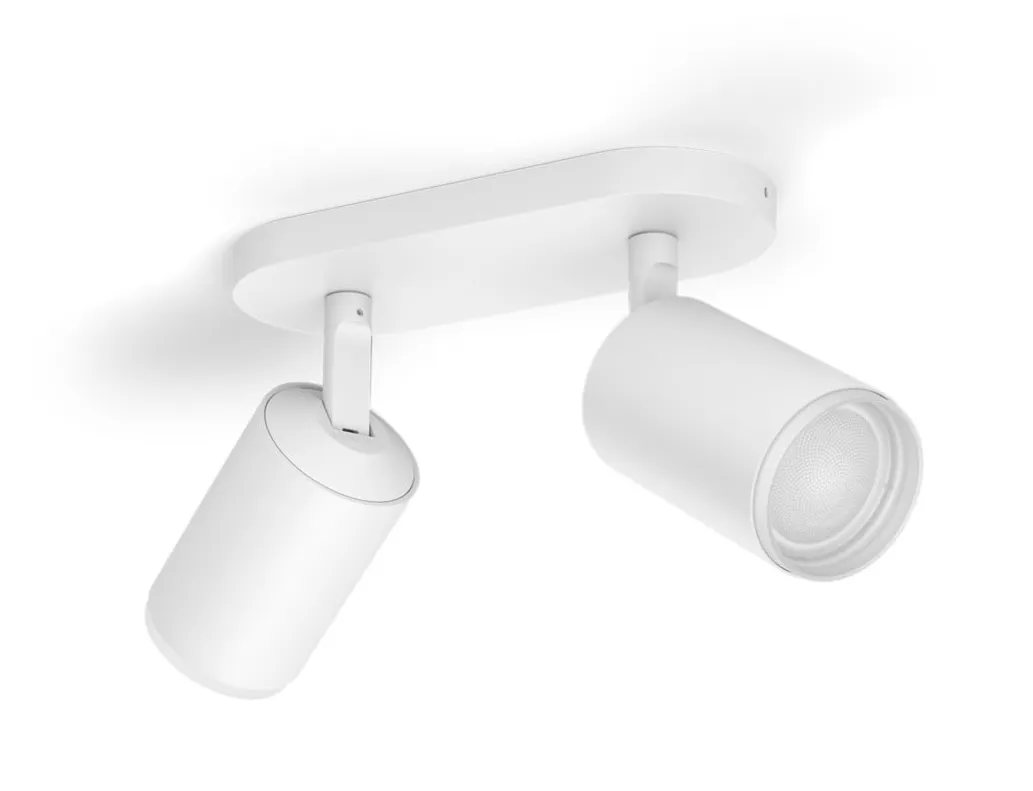 PHILIPS HUE FUGATO PLATE/SPIRAL WHITE 2X5.7W, 240V