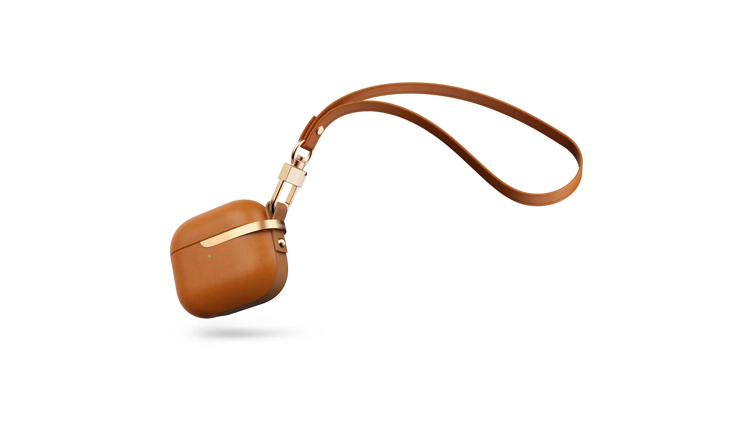 Moshi Pebbo Luxe f&ouml;r AirPods 3 - Brun