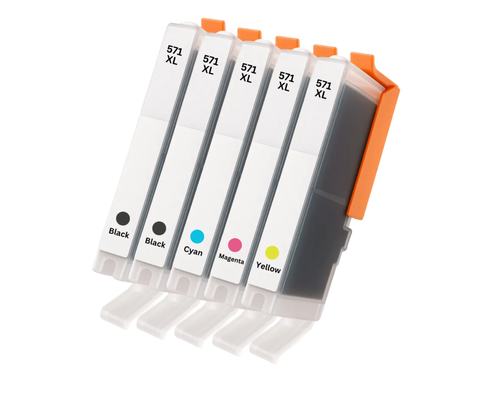 AGFAPHOTO PGI-570/CLI-571 XL -mustekasettipakkaus, 33 ml, musta/syaani/magenta/keltainen, 5 kpl