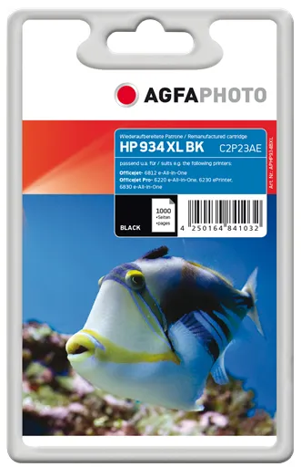 AGFAPHOTO HP 934XL APHP934BXL -mustekasetti, 53 ml, musta
