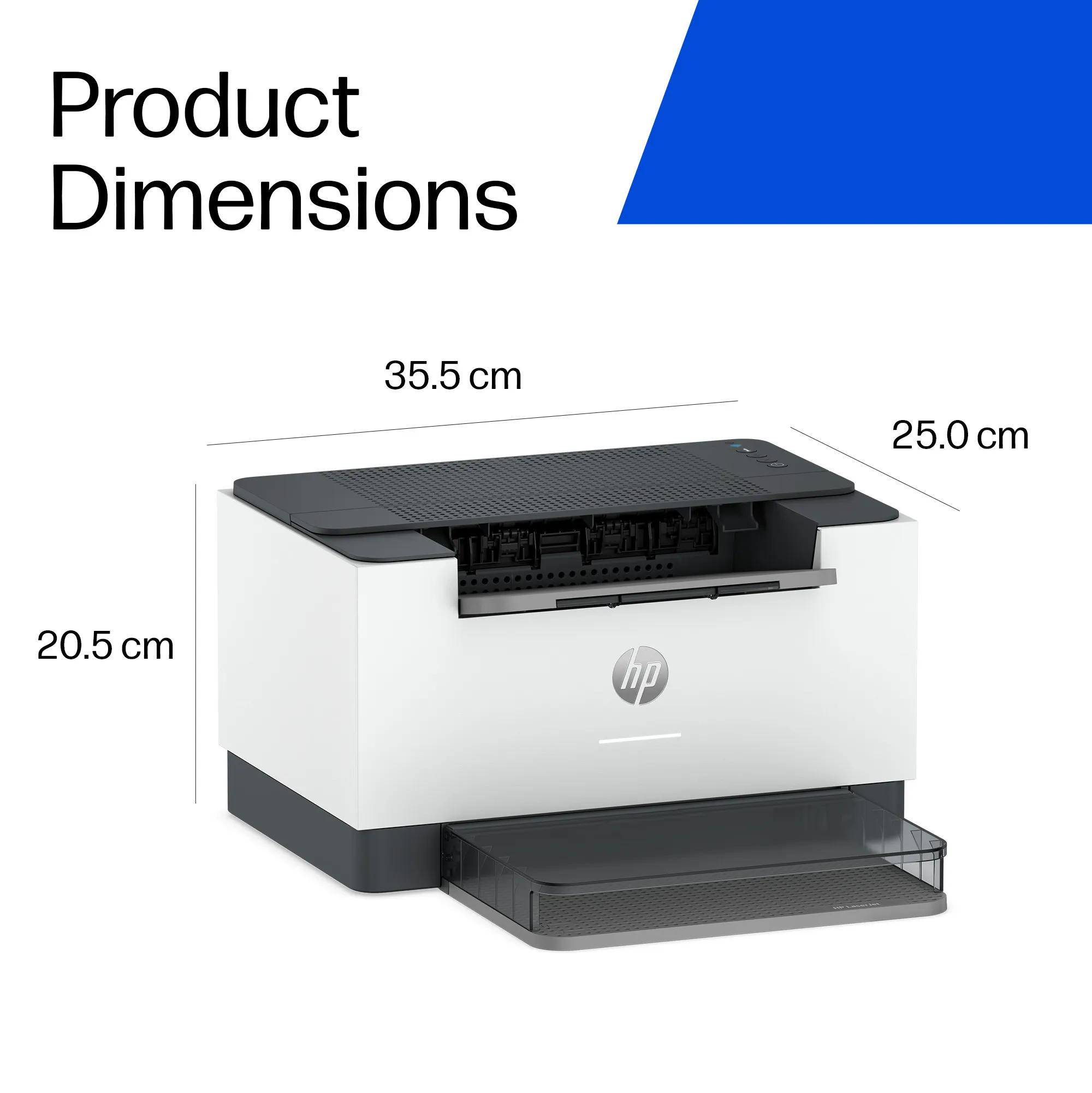 HP LaserJet M223dw monolaserskrivare, vit