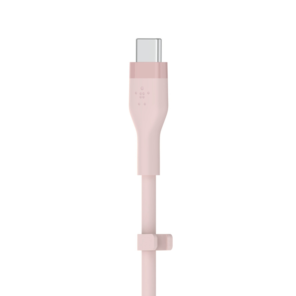 Belkin BoostCharge Flex USB-C &ndash; Lightning -kaapeli, 2 m, vaaleanpunainen