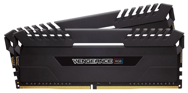 Corsair 16GB (2x8GB) Vengeance RGB, DDR4 3000MHz - Black