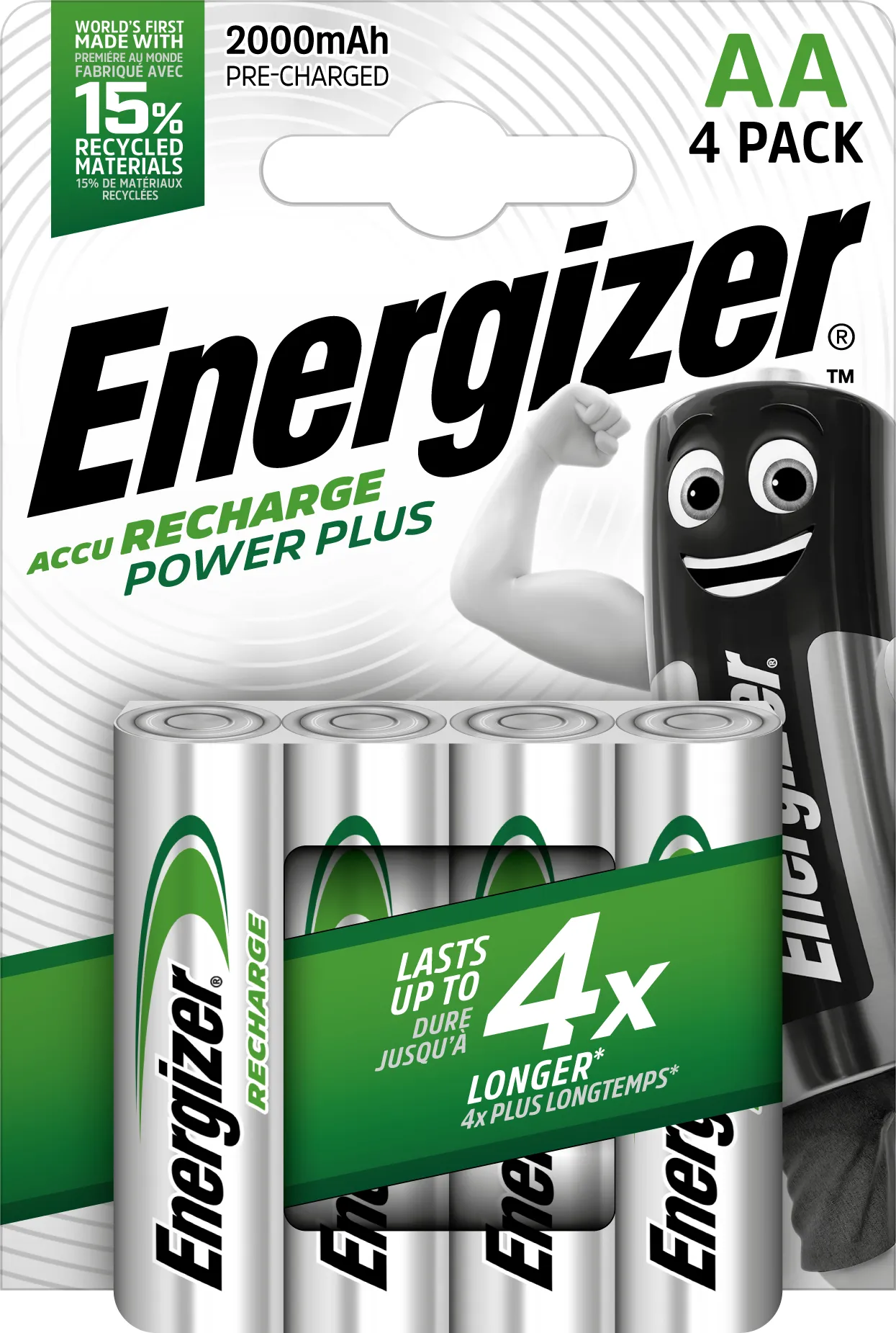 ENERGIZER 2000 mAh AA 4-pack