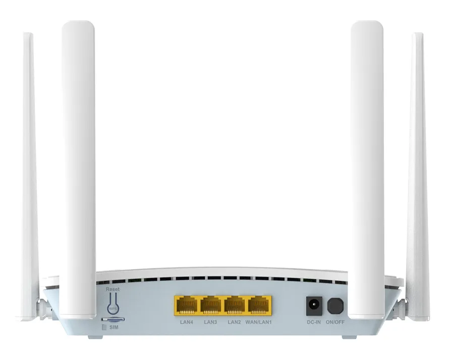 D-Link G416C/E 4G LTE Wi-Fi 6 AX1500 - Tabletop router, White