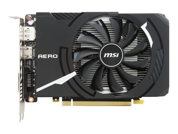 MSI GeForce GTX 1050 Ti AERO ITX OCV1 4GB - Graphics card