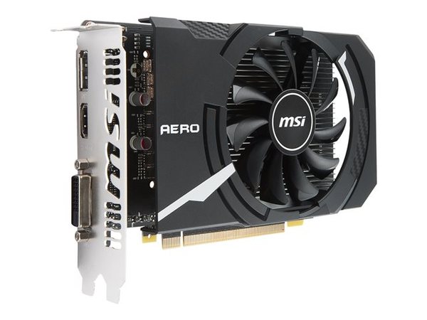 MSI GeForce GTX 1050 Ti AERO ITX OCV1 4GB - Graphics card