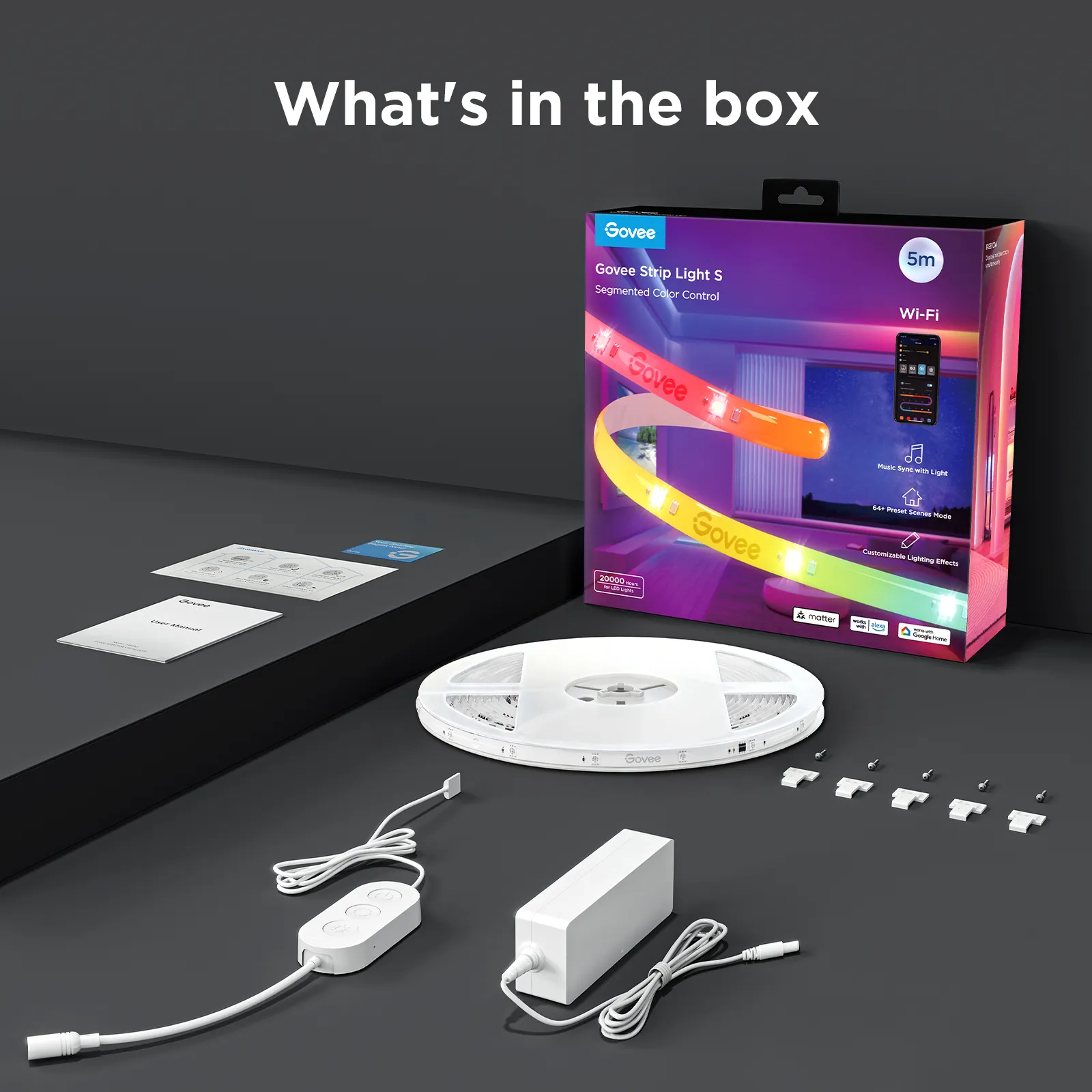 Govee RGBIC LED - lighstrip, 5m