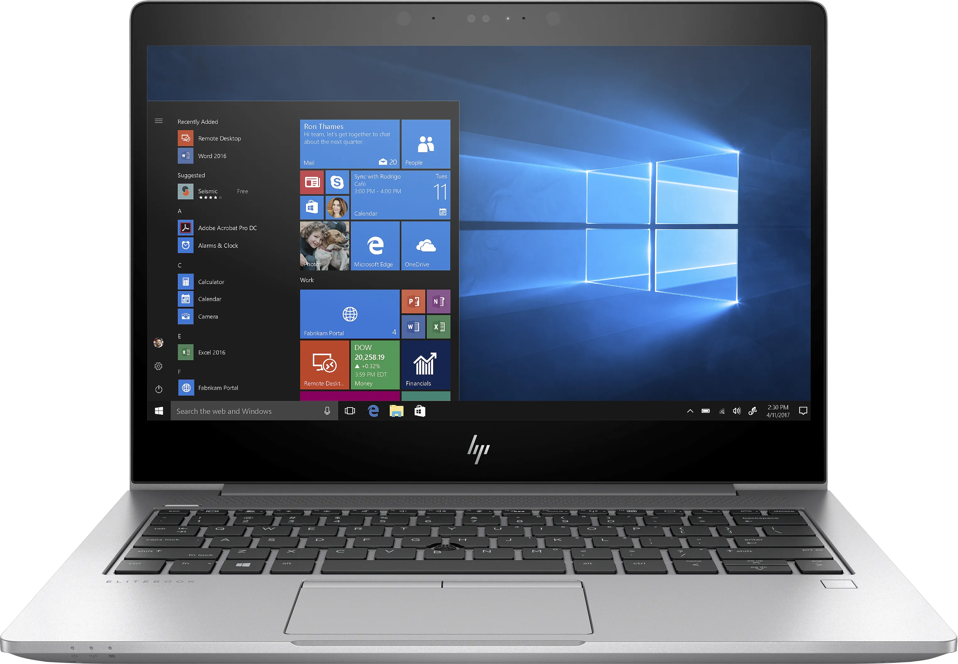 HP 13.3&quot; EliteBook 830 G5 Intel i5-8350U, 8GB RAM, 256GB SSD, Windows 10 Pro - b&auml;rbar