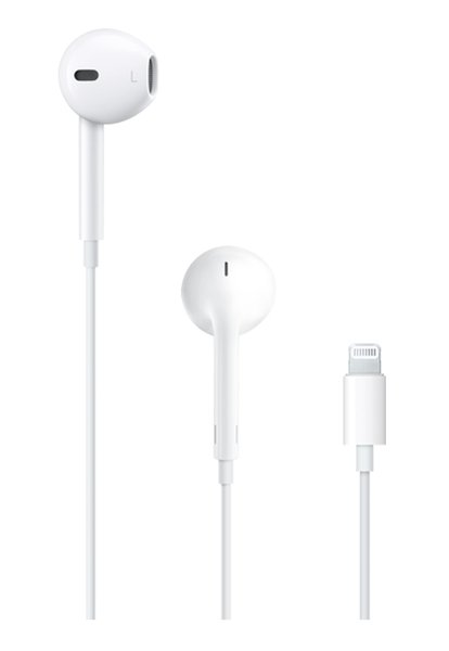 Apple EarPods - Earphones with mic - korvanappi - Lightning