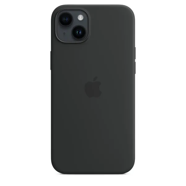 Apple iPhone 14 Plus, MagSafe - silikonskal, Midnatt
