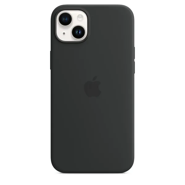 Apple iPhone 14 Plus, MagSafe - silikonskal, Midnatt