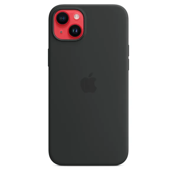 Apple iPhone 14 Plus, MagSafe - silikonskal, Midnatt