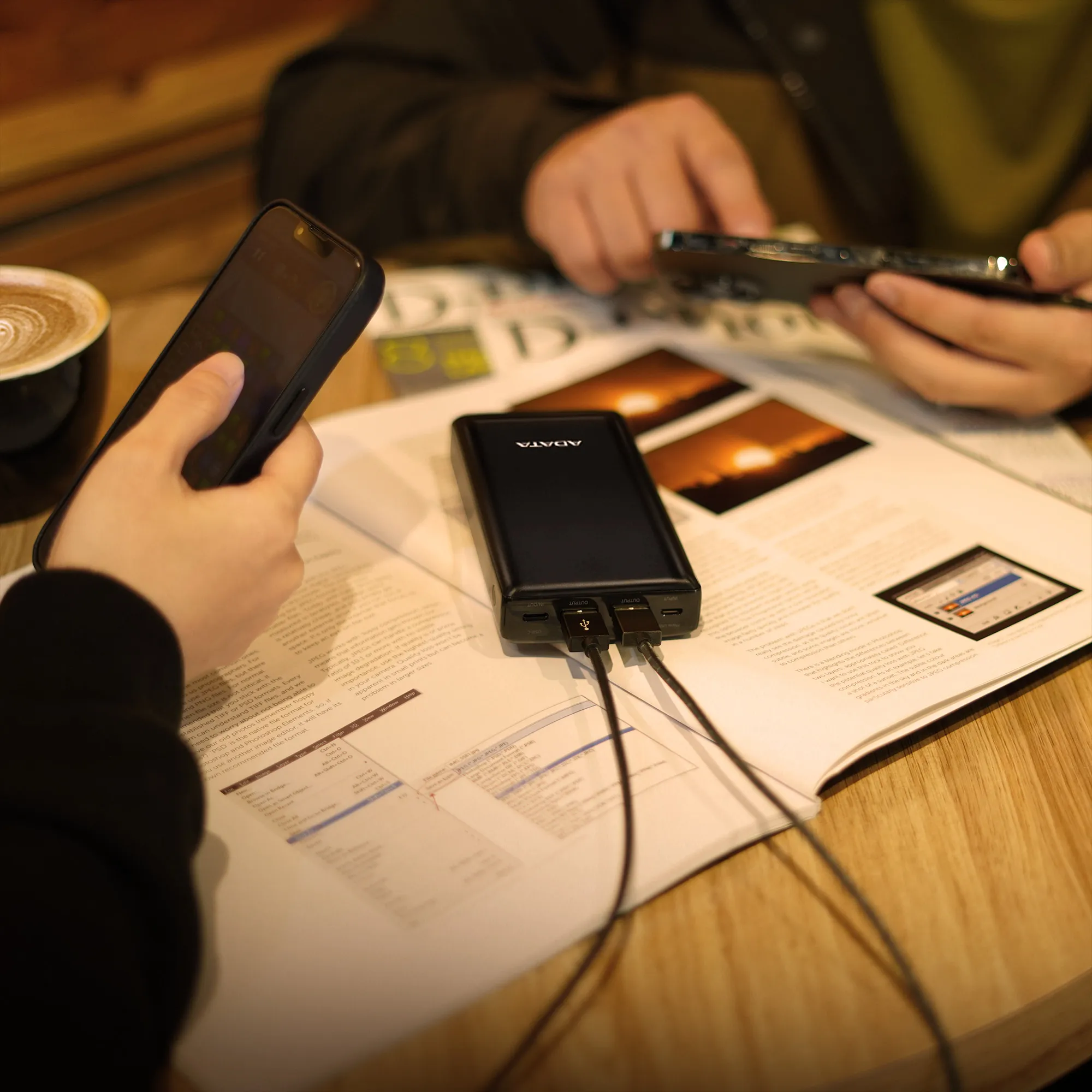 ADATA C20 Powerbank 20000mAh Sort