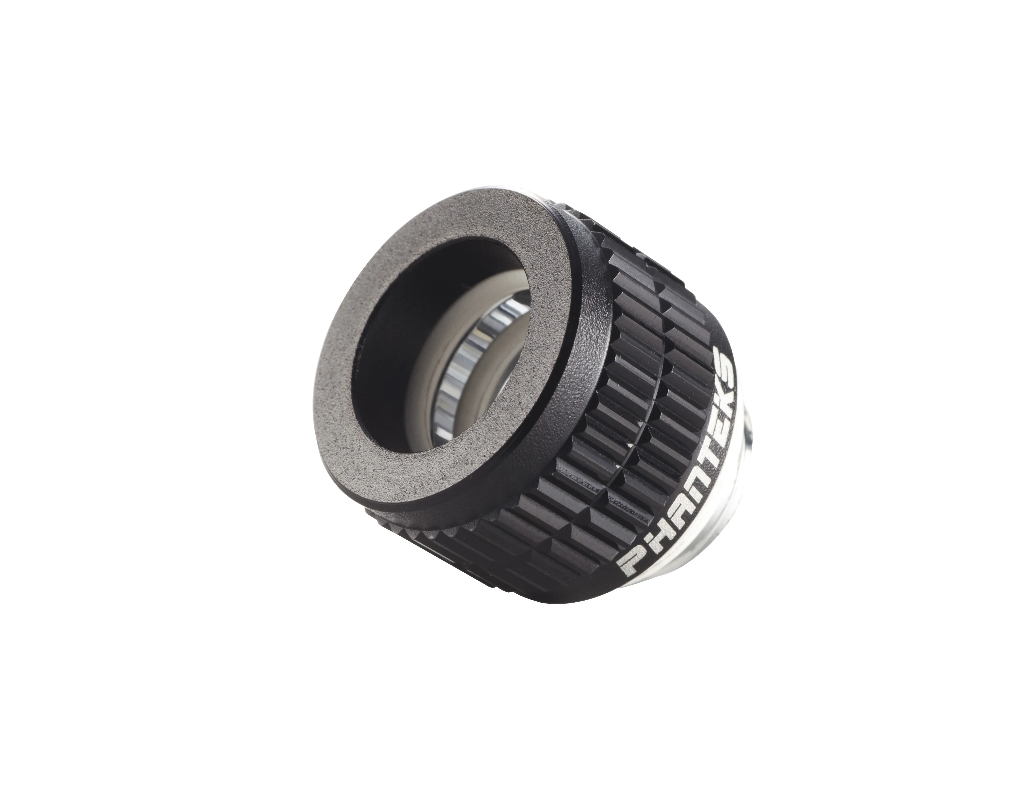 Phanteks 12mm Hard Tube Fitting. G1/4 - Black