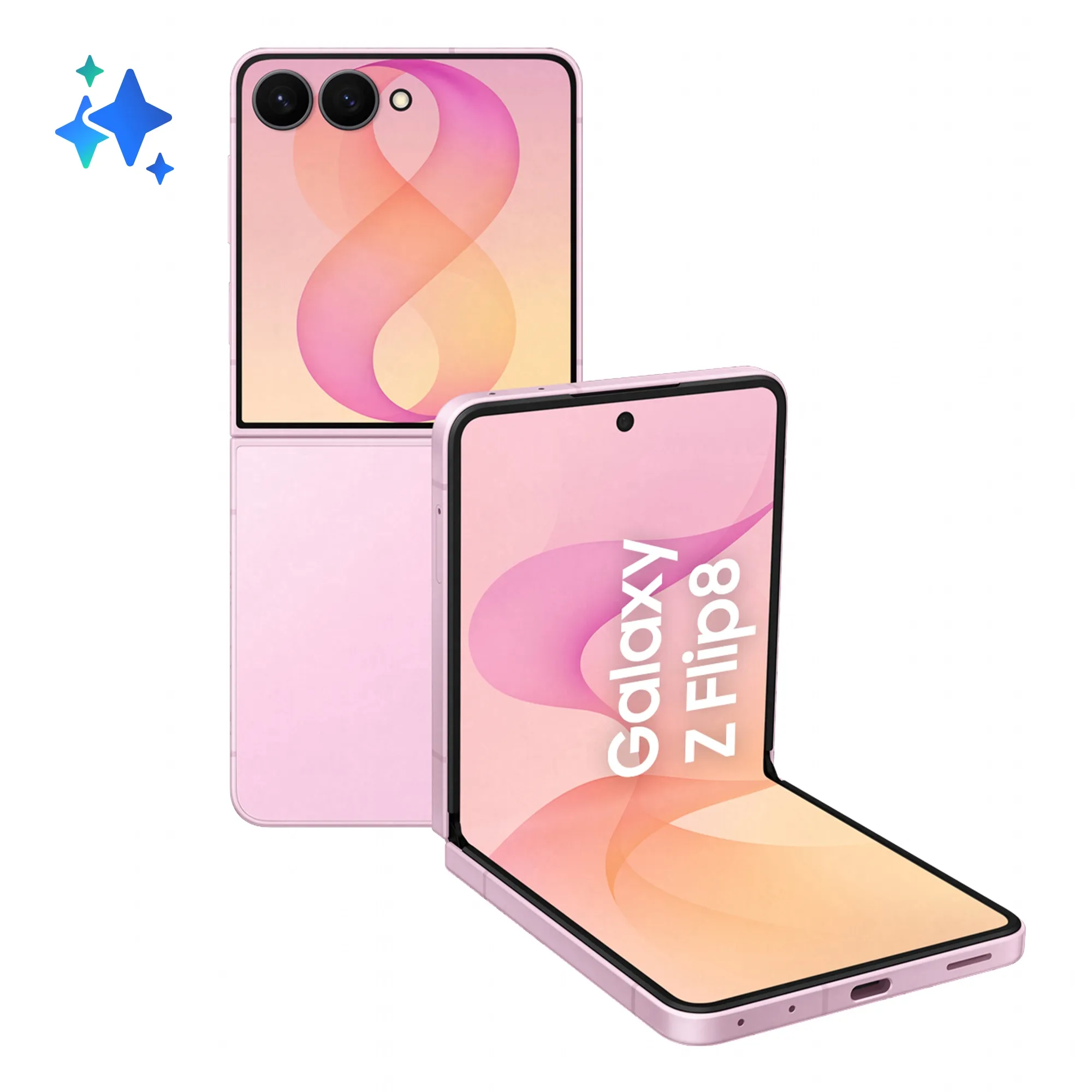 Samsung Galaxy Z Flip8 12/256 Gt -puhelin, vaaleanpunainen