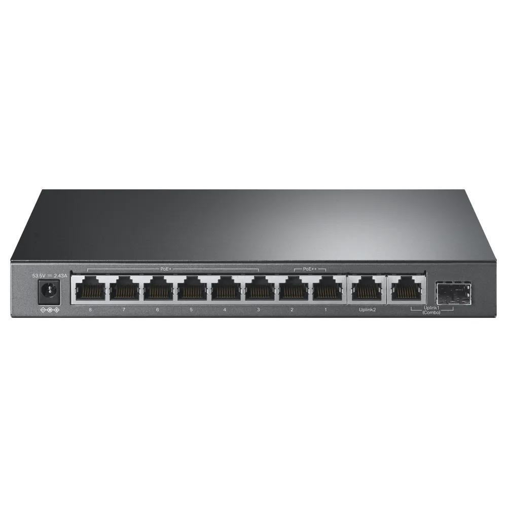 TP-LINK TL-SG1210PP - Switch, Svart