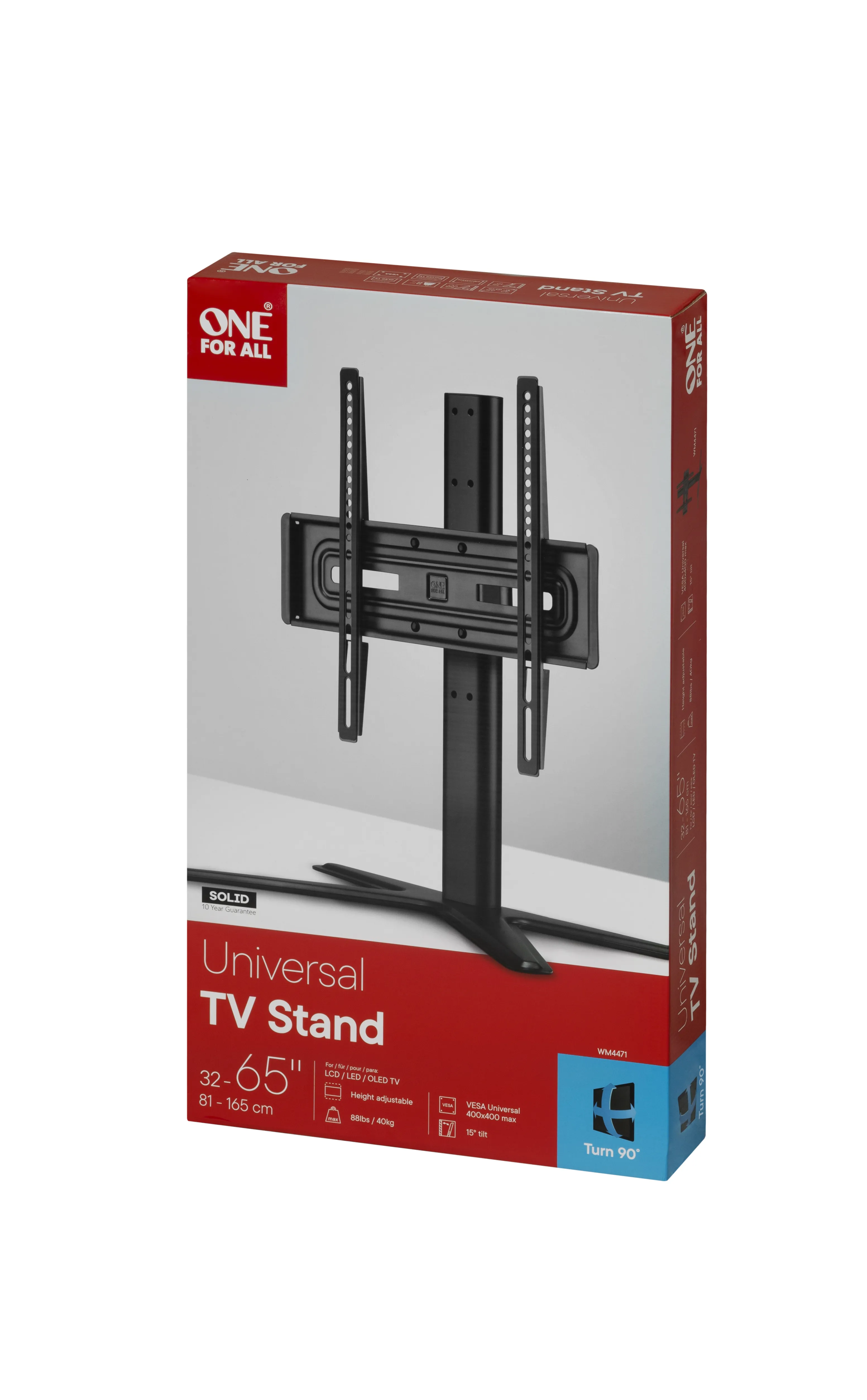 Solid Line Table Top Tv Stand