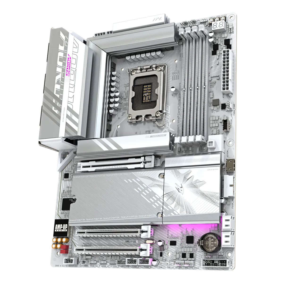 Gigabyte Z890 Aorus Elite Ice WiFi 7 LGA1851 ATX -emolevy