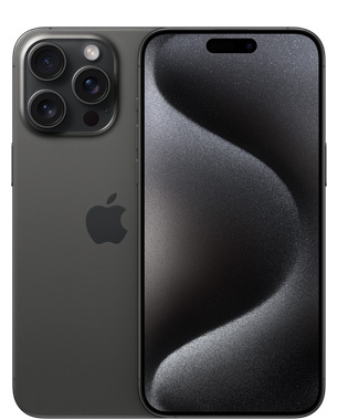 Refurbished iPhone 15 Pro Max 256GB, Black Titanium (Excellent condition, New Battery)