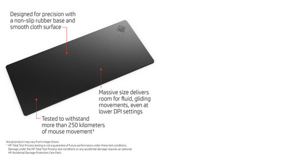 HP Omen 300 XL - gaming mousepad, 900x400 mm, Black