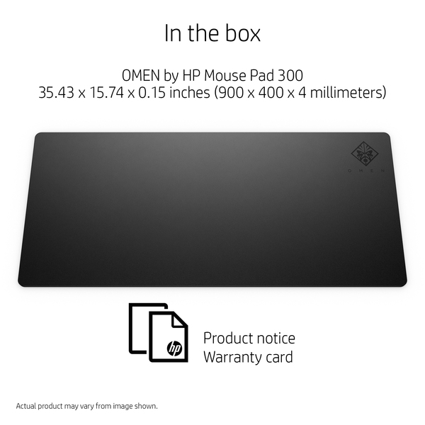 HP Omen 300 XL - gaming mousepad, 900x400 mm, Black