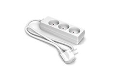 3-socket power extension cord 1,5m