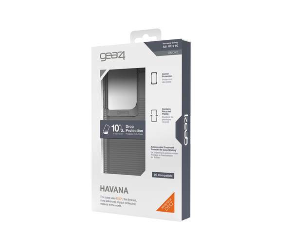 ZAGG Gear4 D3O Havana Samsung Galaxy S21 Ultra 5G Smoke