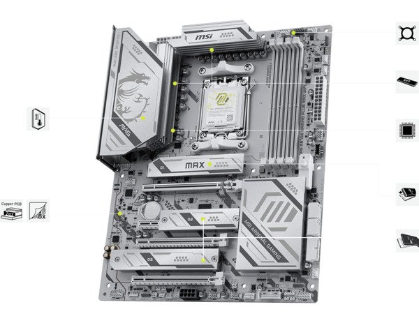 MSI MAG X870E Gaming Plus Max WiFi 7 AM5 ATX-emolevy