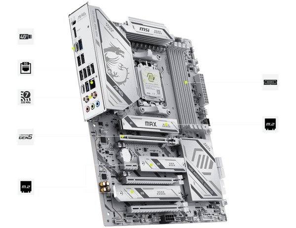 MSI MAG X870E Gaming Plus Max WiFi 7 AM5 ATX-emolevy