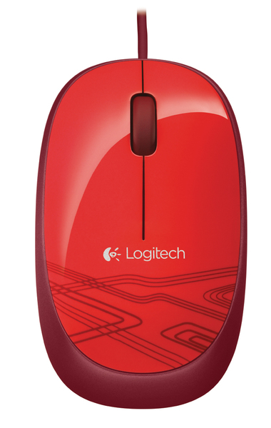 Logitech M105 - mouse, Red