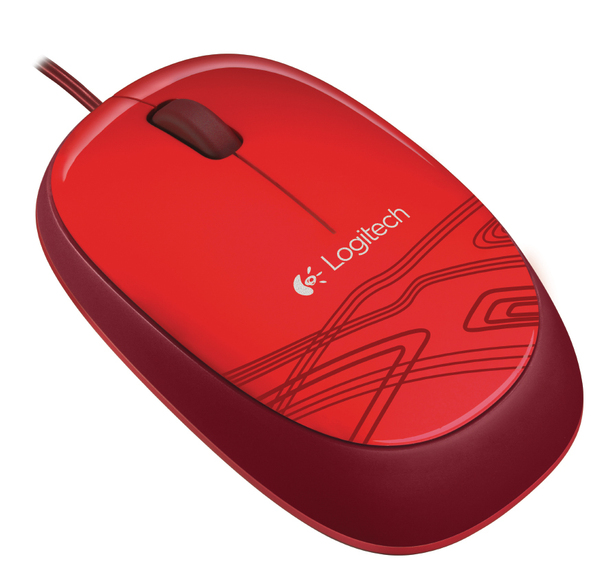 Logitech M105 - mouse, Red