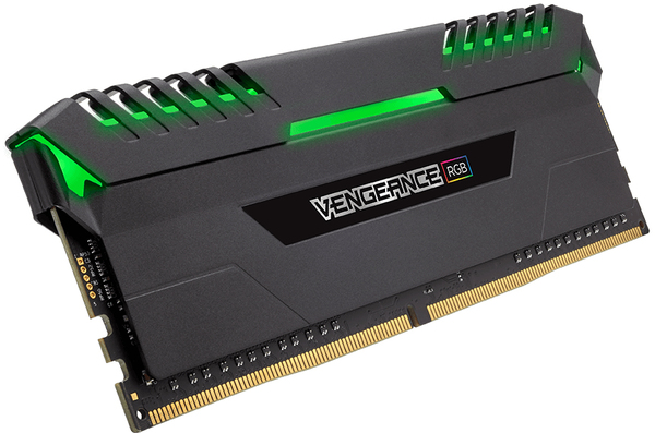 Corsair 16GB (2x8GB) Vengeance RGB, DDR4 3000MHz - Black