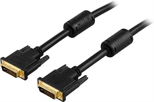 DVI monitorikaapeli Dual Link, DVI-I u - u, 1m