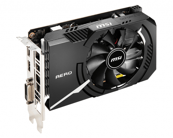 MSI GeForce GTX 1650 D6 AERO OC 4 Gt -n&auml;yt&ouml;nohjain