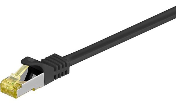 MicroConnect Cat7 S/FTP PiMF - n&auml;tverkskabel, 25 m, Svart