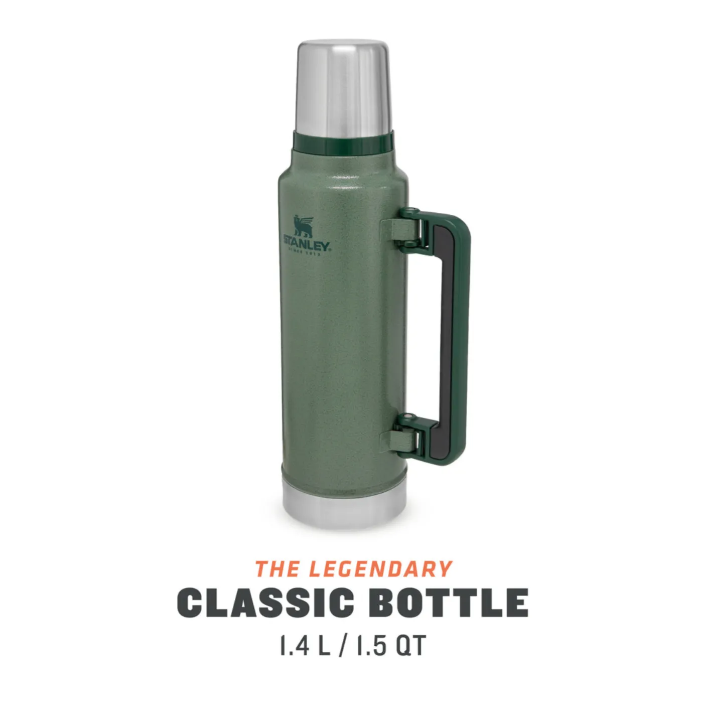 Stanley Classic Bottle L 1,4 L Hammertone Green