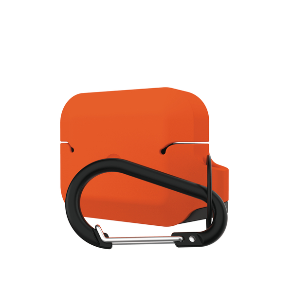 UAG Apple Airpods Pro, Kuulokkeiden Silikonikotelo, Oranssi/Musta