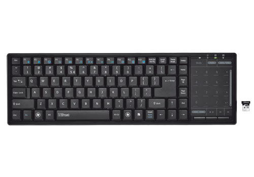 Tacto Wireless Entertainment Keyboard with Touchpad