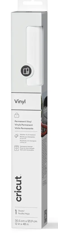 Cricut Premium Vinyl Permanent 30x120cm (White)