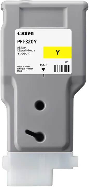 Canon PFI-320 ink cartridge, 300 ml, Yellow