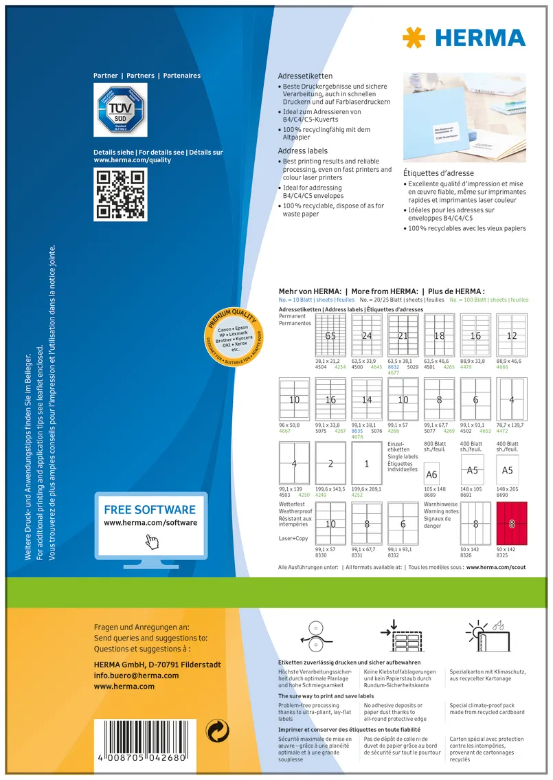 Herma label Premium 99,1x57,0 (1000)