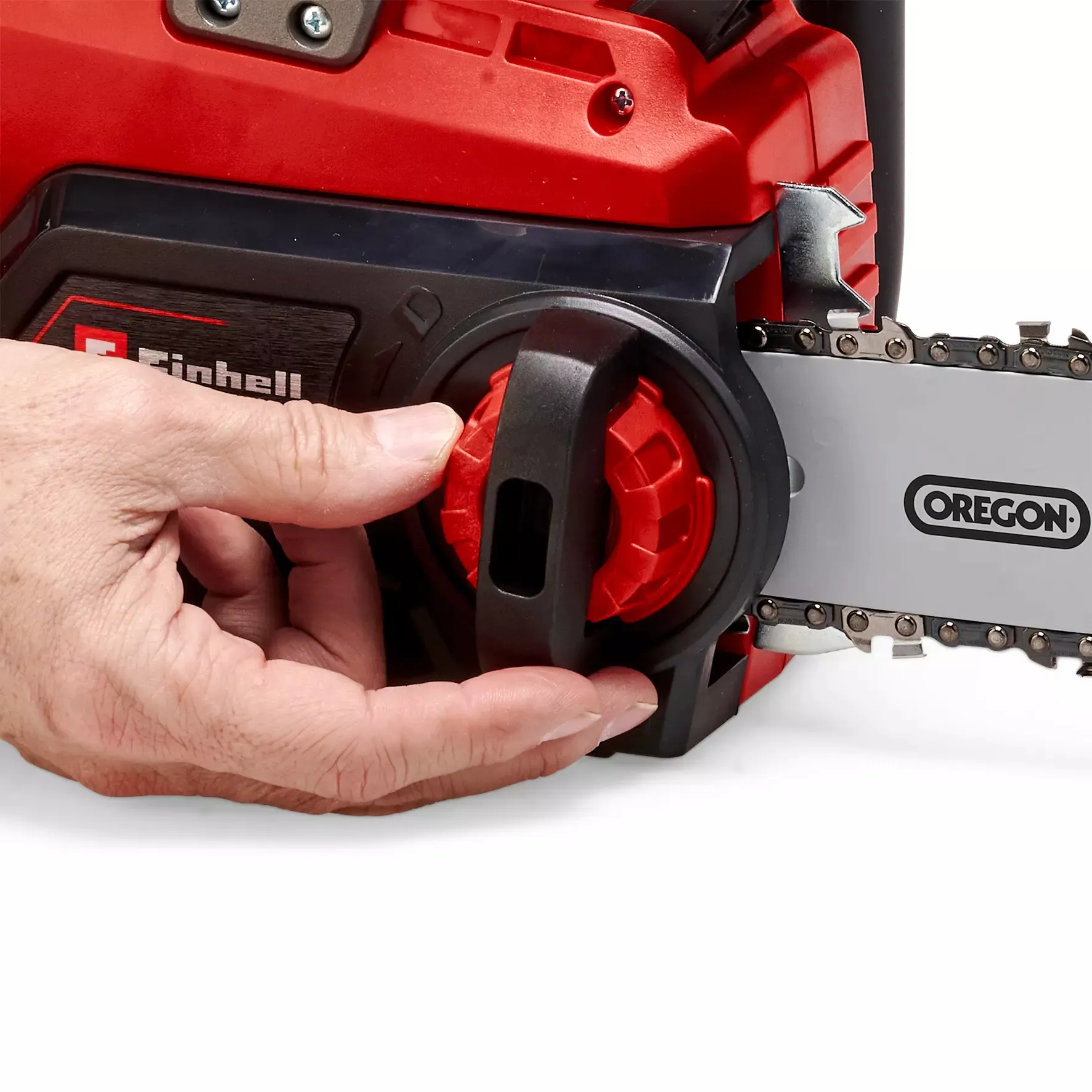Einhell GE-LC 18 Li Solo - red / black - without battery and charger