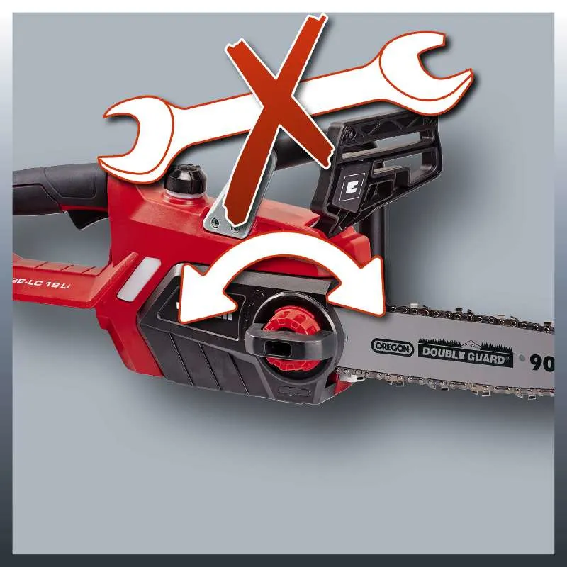 Einhell GE-LC 18 Li Solo - red / black - without battery and charger