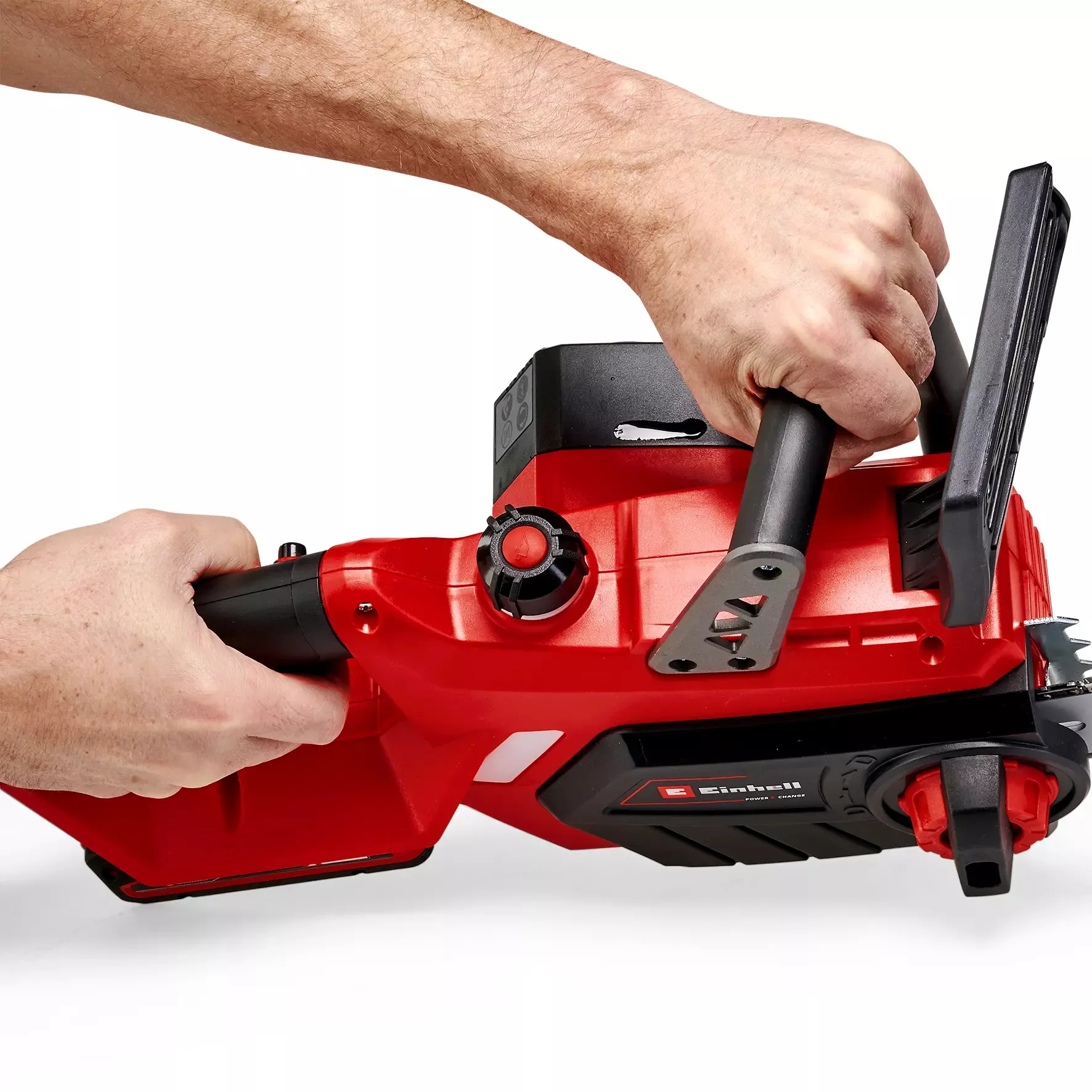 Einhell GE-LC 18 Li Solo - red / black - without battery and charger