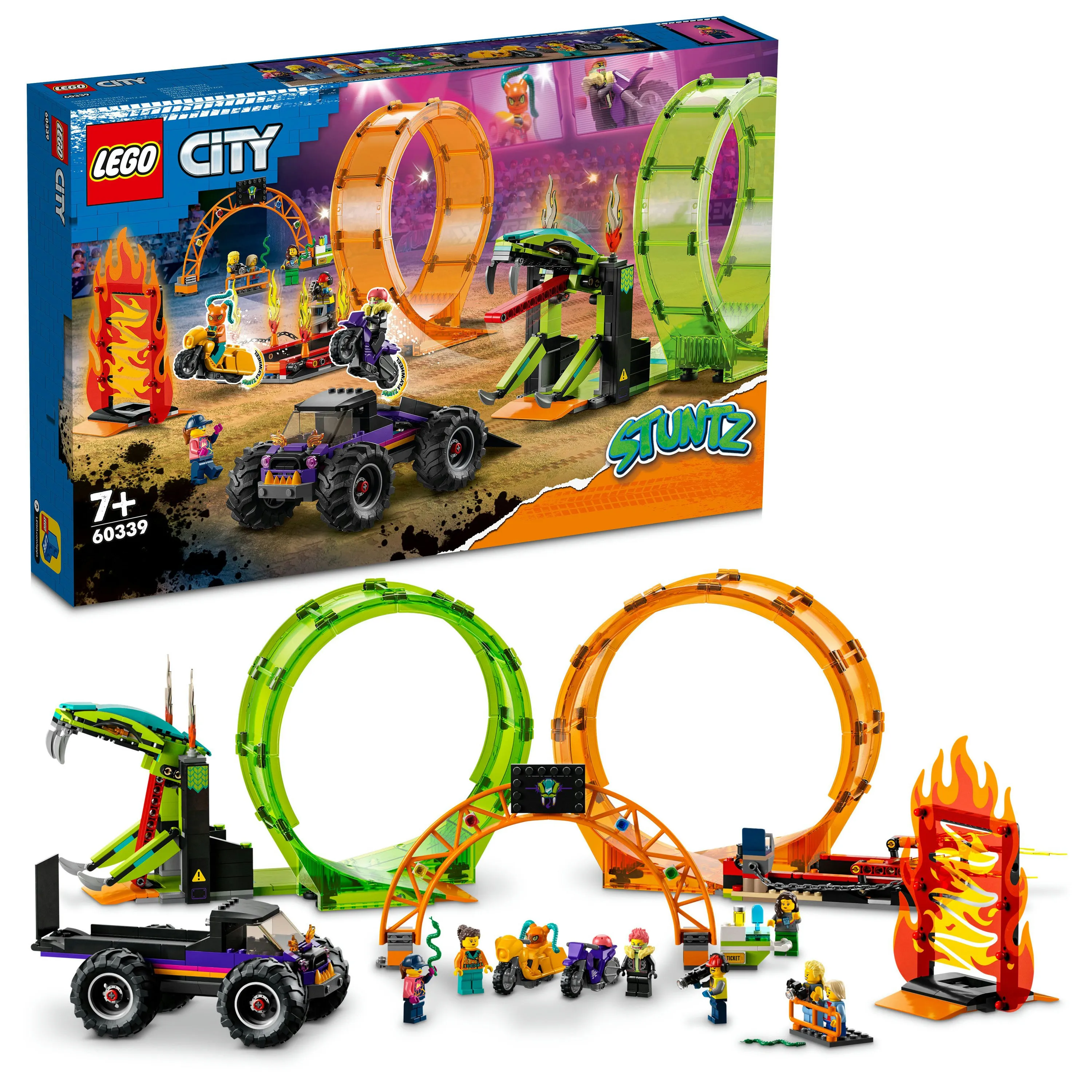 LEGO City Dubbla loopars stuntshowarena 60339